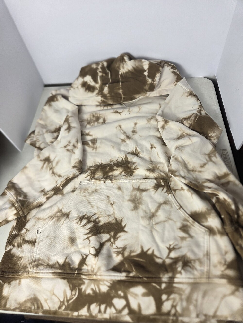 Lululemon All Yours Hoodie Womens 10 Earth Tie Dye Clay Pullover Fleece Travel